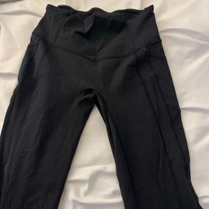 Black Lululemon All The Right Places Leggings Size 6